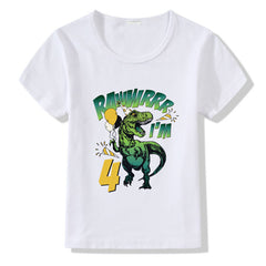 Birthday T-Shirts for Children 1-9 Years Age for Boys & Girls