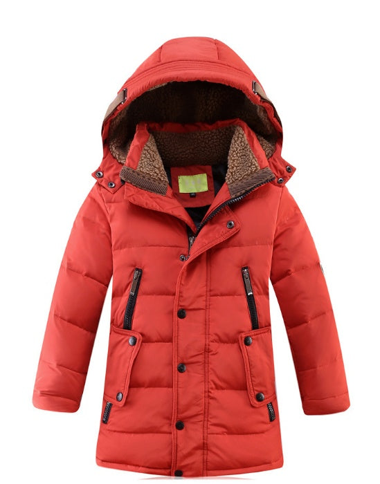 -30 Degree Duck Down Padded Children's Winter Jackets