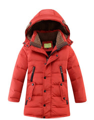 -30 Degree Duck Down Padded Children's Winter Jackets