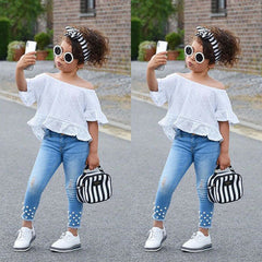 Stylish Shorts Girls Shirt & Jeans