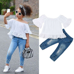 Stylish Shorts Girls Shirt & Jeans
