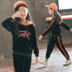Girls Jogging Sports Casual Dress