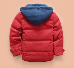 Thickening down jacket for boys and girls