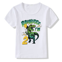 Birthday T-Shirts for Children 1-9 Years Age for Boys & Girls