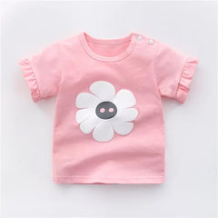 100% Cotton Knitted Kids Rainbow T-Shirt