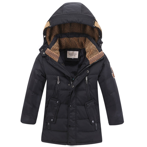 -30 Degree Duck Down Padded Children's Winter Jackets