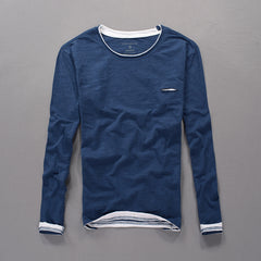 Japanese Style Men's Clothing Long Sleeve Cotton
