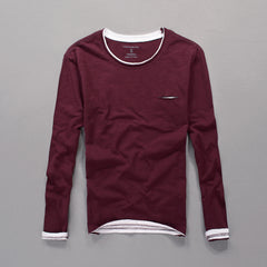 Japanese Style Men's Clothing Long Sleeve Cotton