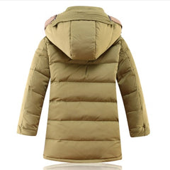 -30 Degree Duck Down Padded Children's Winter Jackets