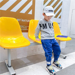 Boys Patchwork pullover sweater