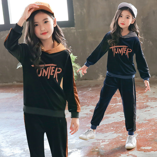 Girls Jogging Sports Casual Dress