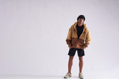 Fleece Hood With Combination Of Two Color