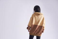 Hood With Combination Of Two Color For ladies