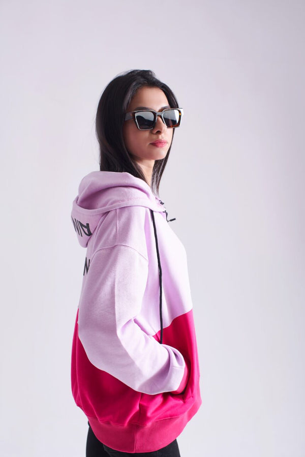 Hood Style With Combination Of Two Color For Ladies