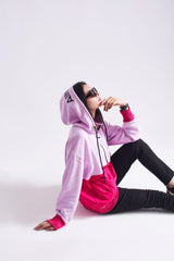 Hood Style With Combination Of Two Color For Ladies