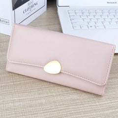 Women's Long Wallet Soft Leather  Handbag with Multi-card-slot